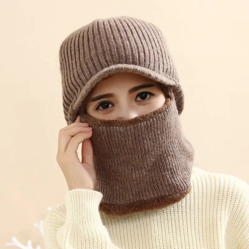 Thickened Warm Knitted Wool Hat