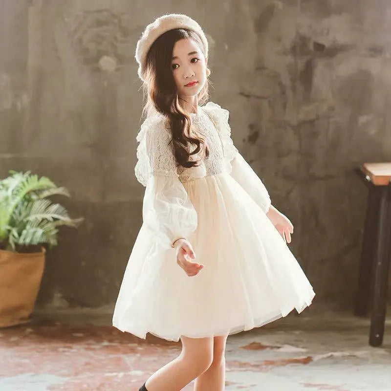 Girls Autumn Long-Sleeve Princess Dress