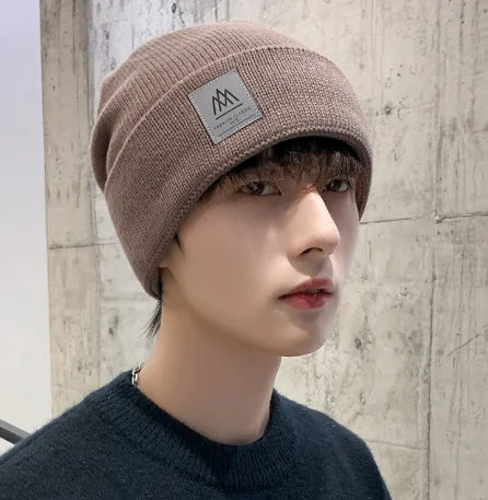 Men's Windproof Warm Wool Knitted Hat