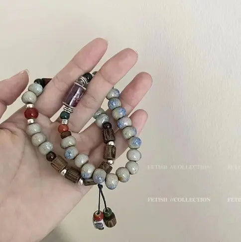 Artistic Ethnic Style Ceramics Bracelet for Women