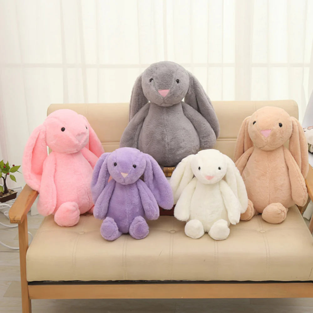 Cute Long-Eared Bunny Plush Toy for Kids