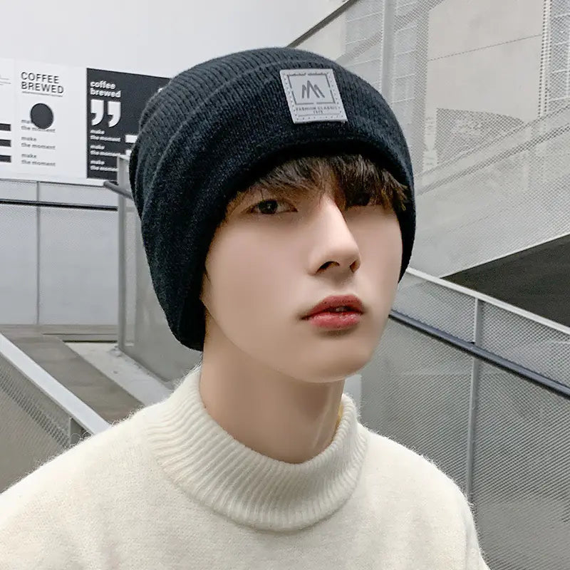 Men's Windproof Warm Wool Knitted Hat