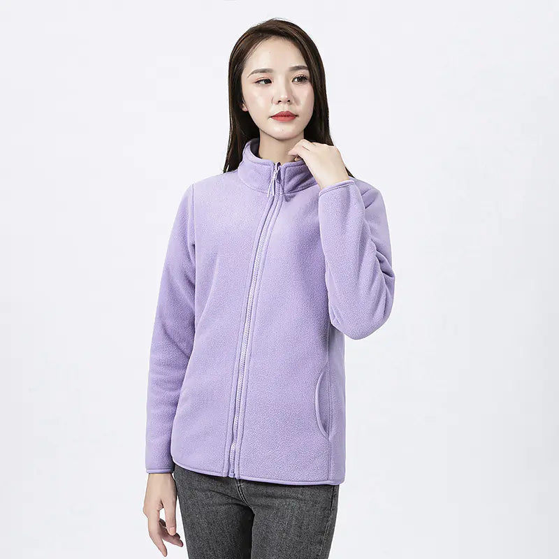 Autumn Winter Thick Fleece Jacket for Women