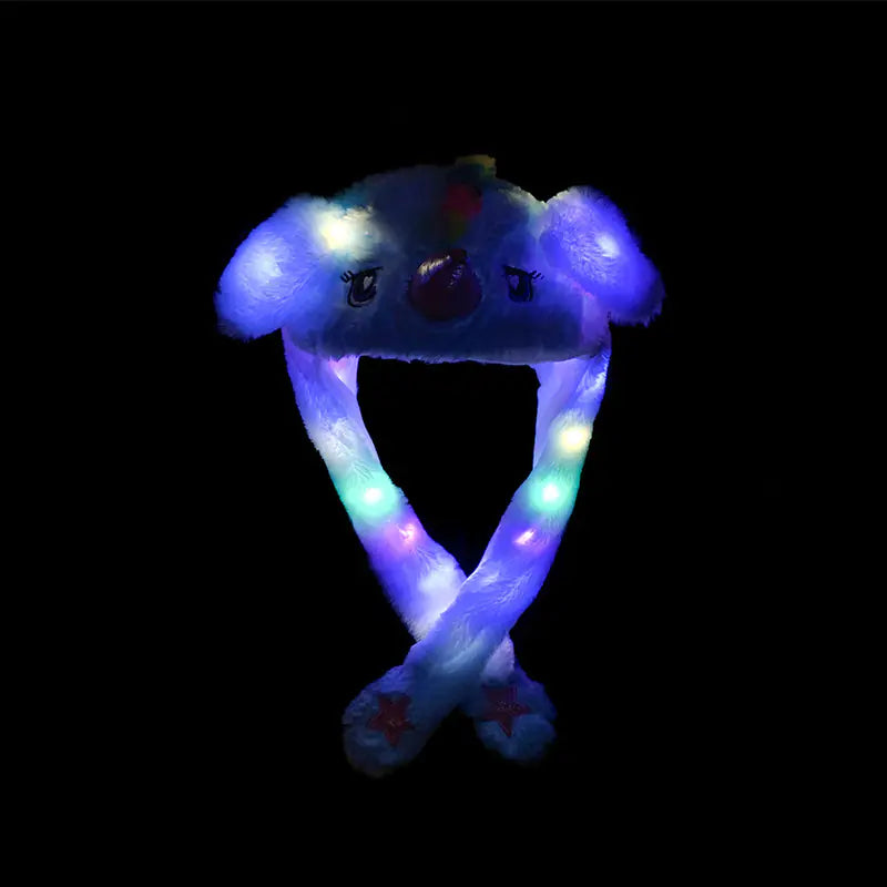 Fashionable Embroidered Plush Rabbit Ear Hat