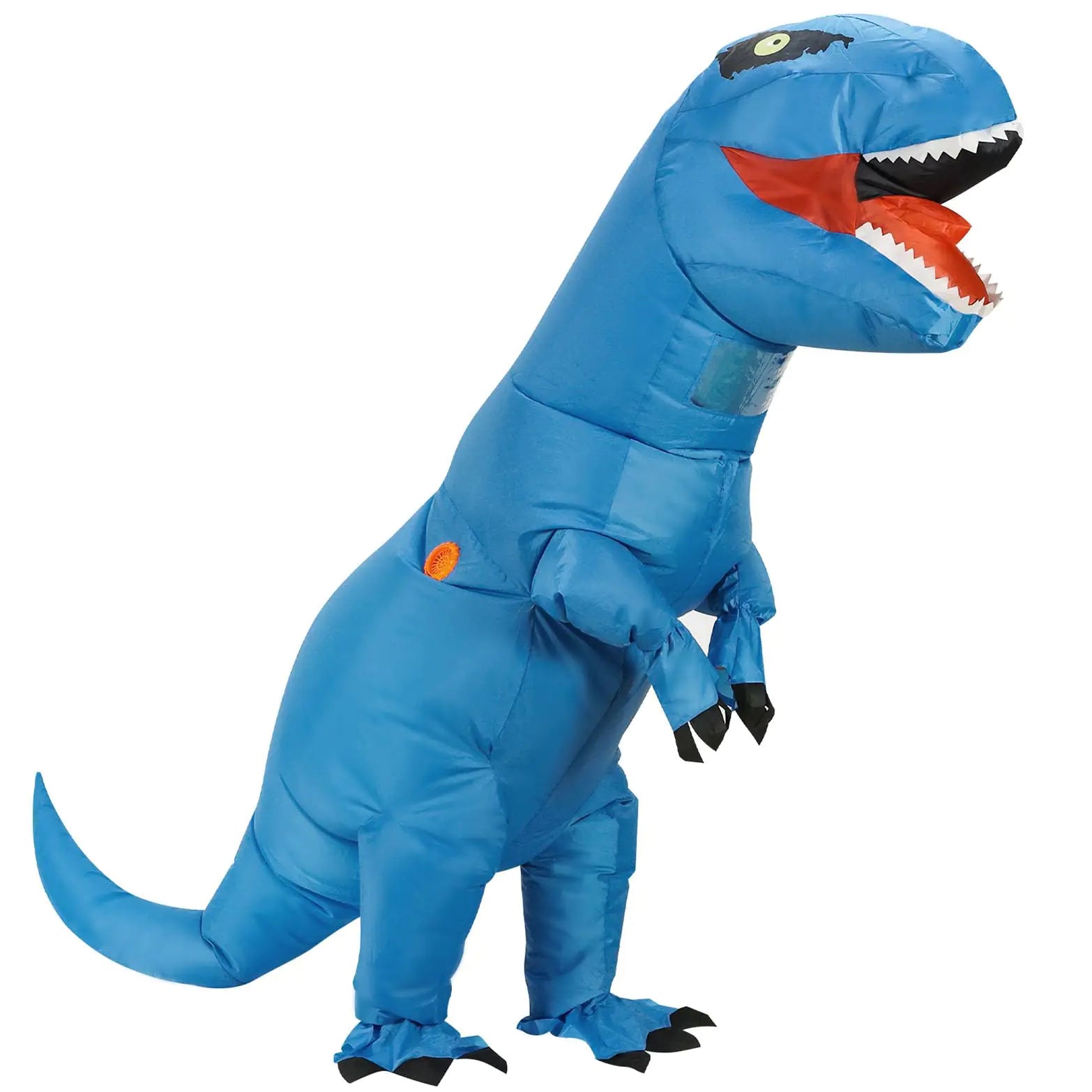 TO.BE.NO.1 Towards The First inflatable dinosaur costume adult T-Rex Dinosaur Costume Adults Funny Cosplay Halloween (Blue Dinosaur)
