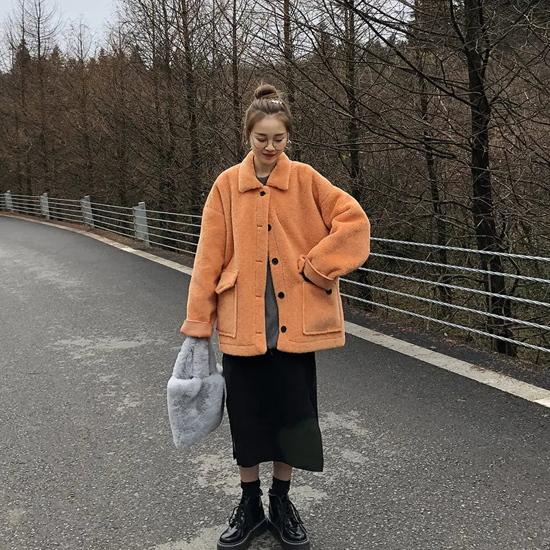 Lambswool Coat, Cotton Jacket, Outerwear