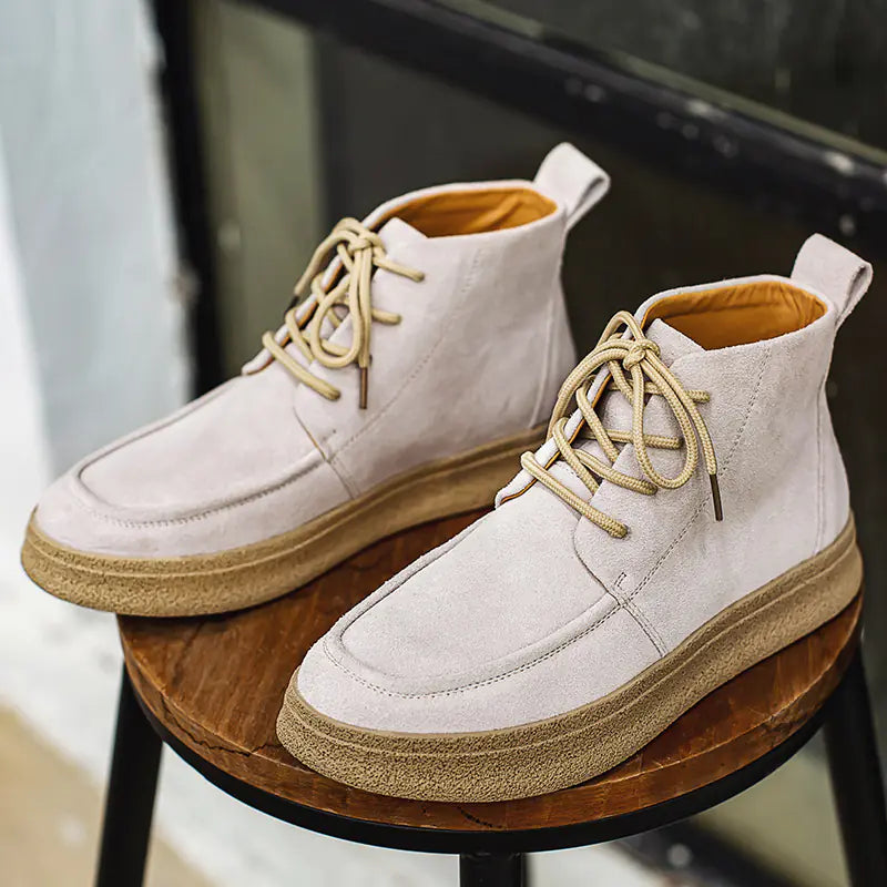 Men's Casual High-Top Retro Tooling Boots for Fall/Winter