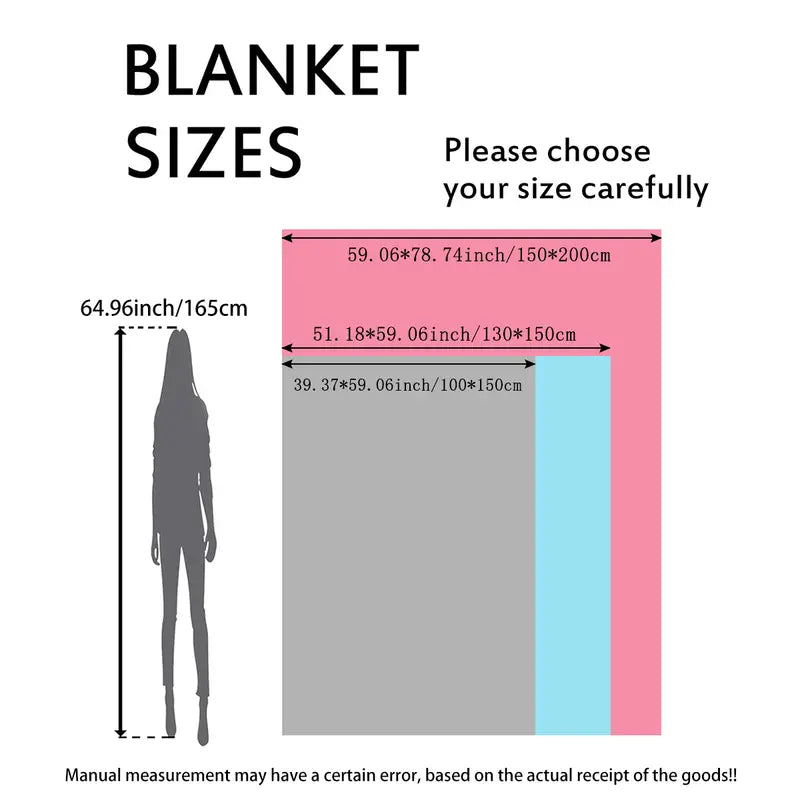 African Design Flannel Blanket - Cozy and Soft (1pc)