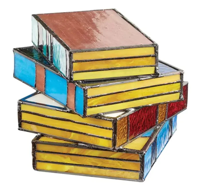Stacked Books Decorative Desk Lamp