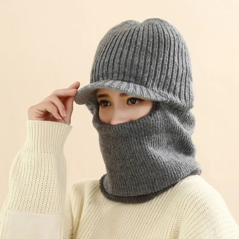 Thickened Warm Knitted Wool Hat