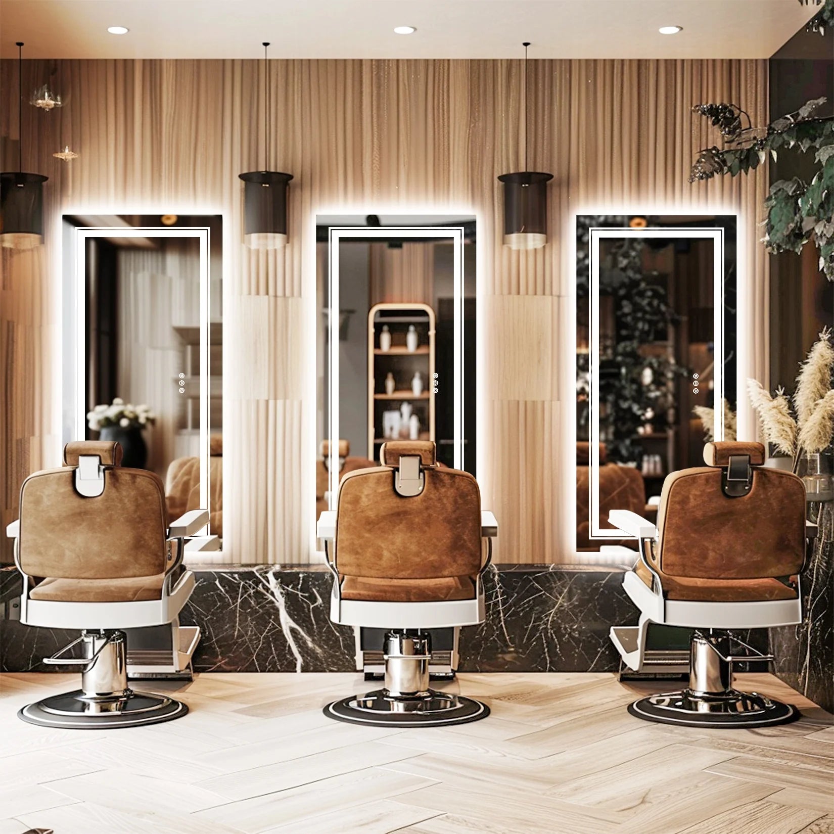 39X24In Extra Large LED Bathroom Mirror Anti-Fog Wall Mounted Vanity Mirror Backlit Light