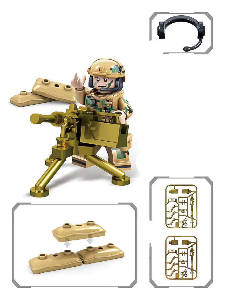 Military SWAT Building Blocks for Kids (Educational Toy)