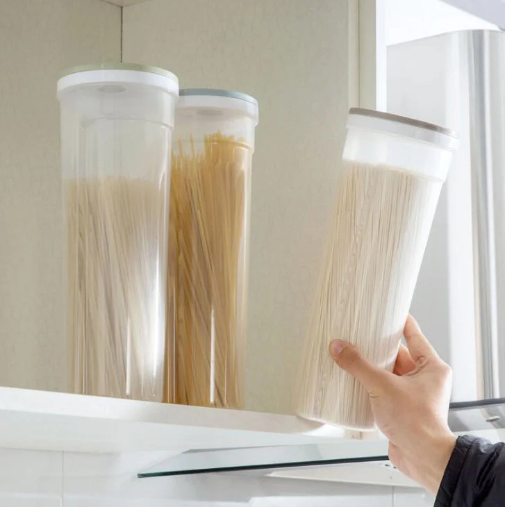 Plastic Pasta Storage Box for Kitchen and Grains