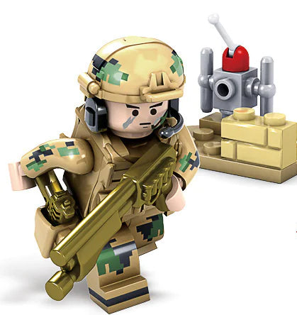 Military SWAT Building Blocks for Kids (Educational Toy)