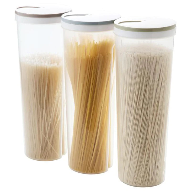 Plastic Pasta Storage Box for Kitchen and Grains