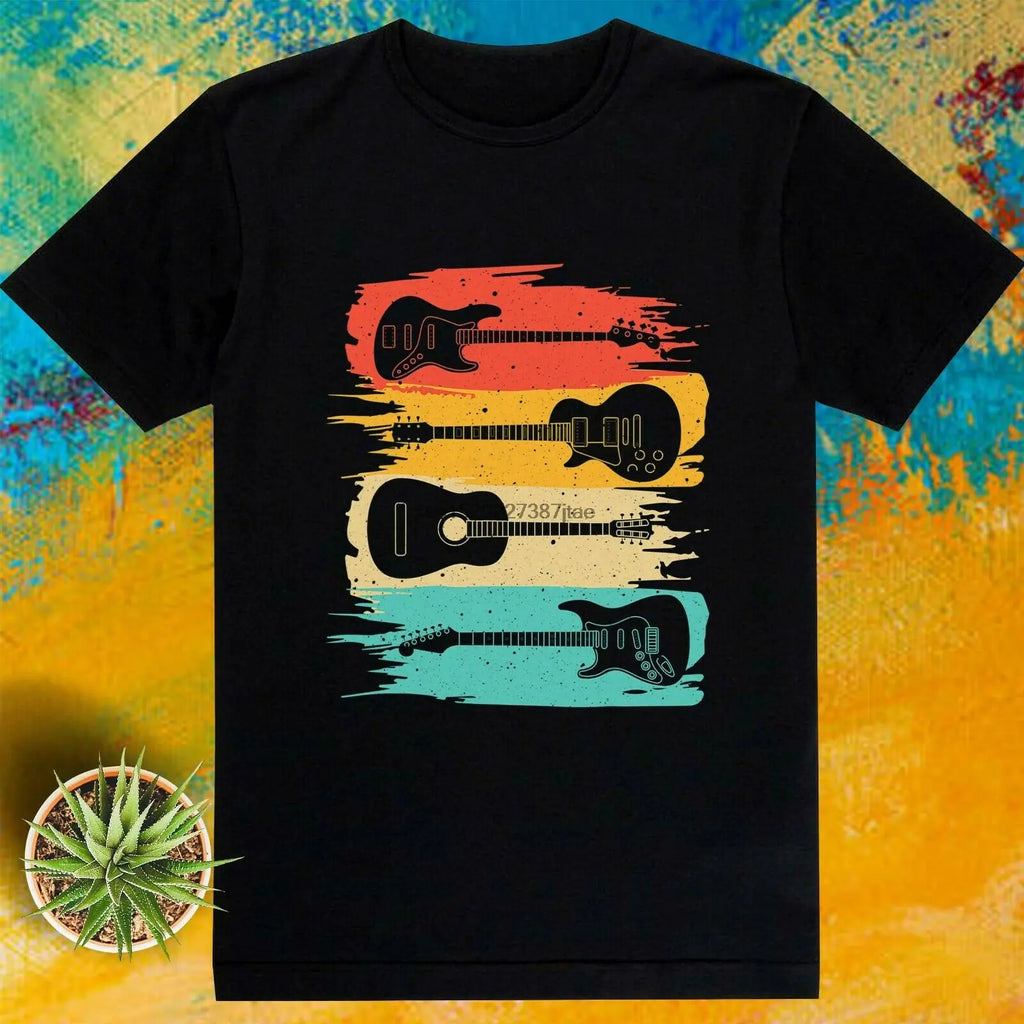 Funny Vintage Guitar Lover T-Shirt Collection EB10114435