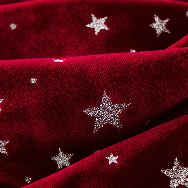 Girls' Christmas Red Dress