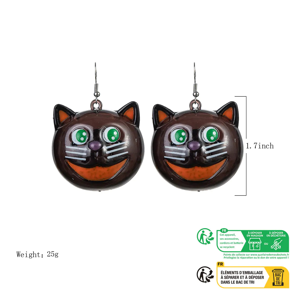 Cool Halloween Necklace Keychain with LED Pumpkin Ghosts