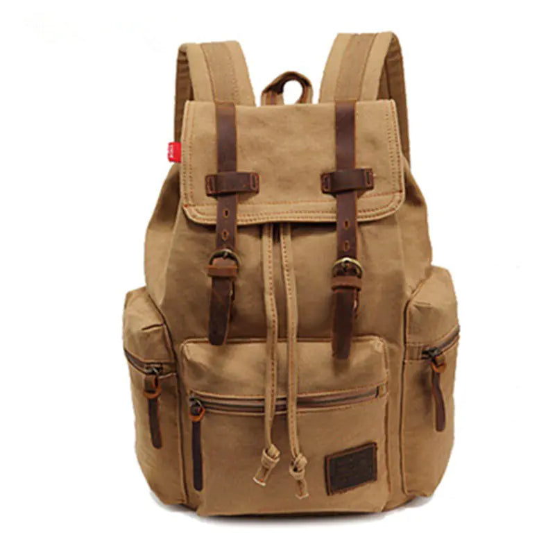 Korean Style Canvas Backpack for Students and Men