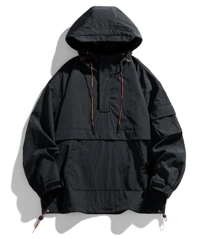 Men's Casual Loose-Fit Hooded Jacket for Fall