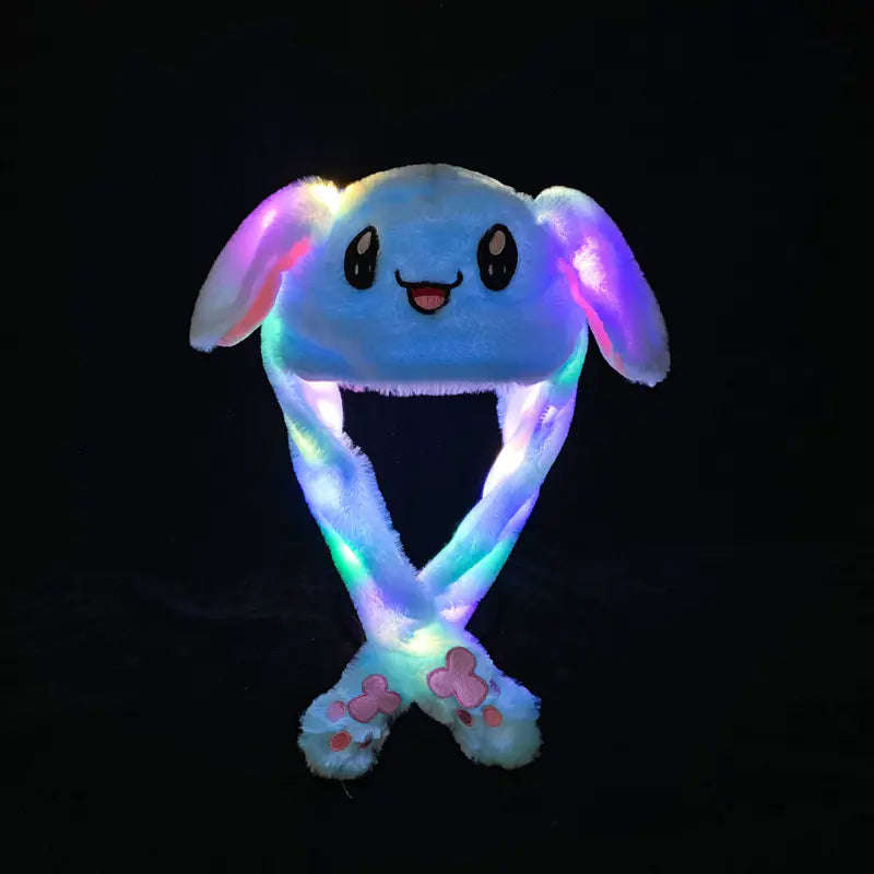 Fashionable Embroidered Plush Rabbit Ear Hat