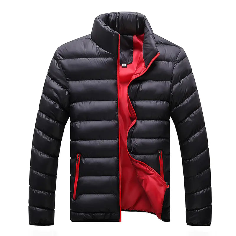 Men's Thick Cotton Jacket - Warm Winter Down Coat