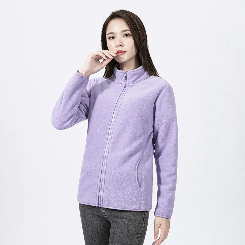 Autumn Winter Thick Fleece Jacket for Women