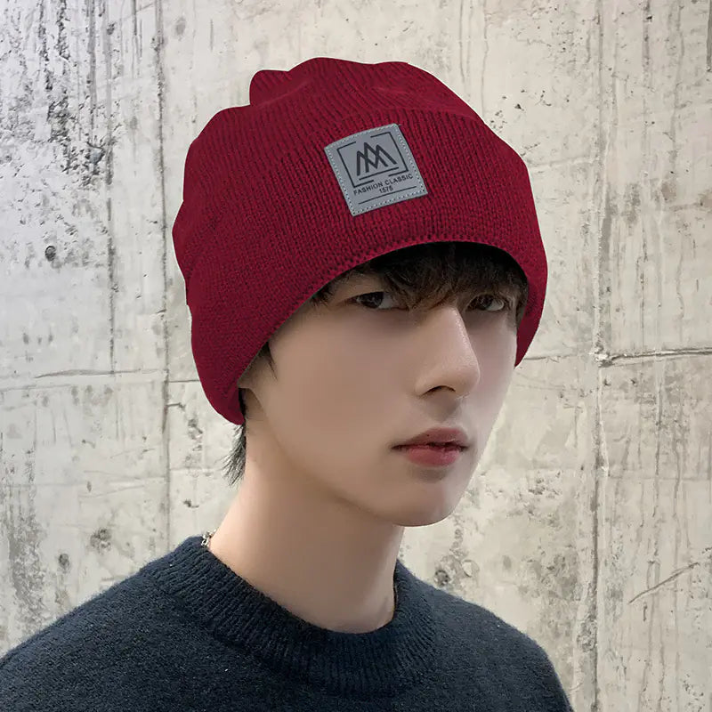 Men's Windproof Warm Wool Knitted Hat