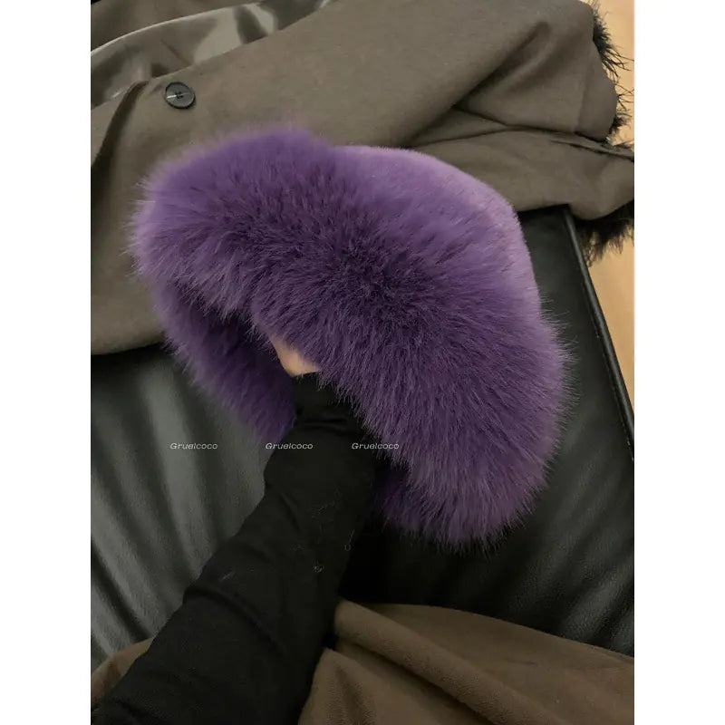 Warm Plush Cold-Proof Mink Fur Bucket Hat