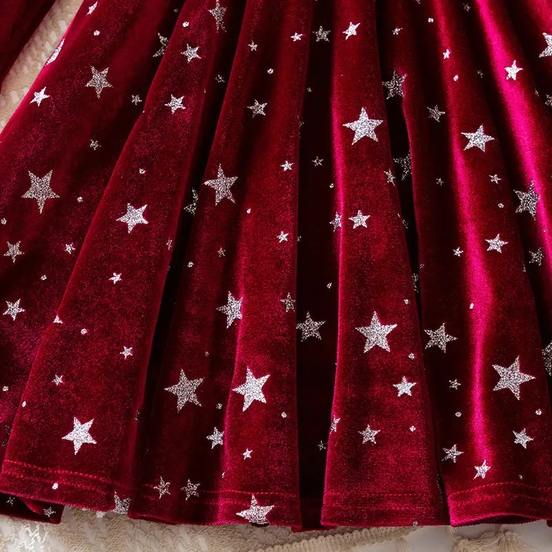 Girls' Christmas Red Dress