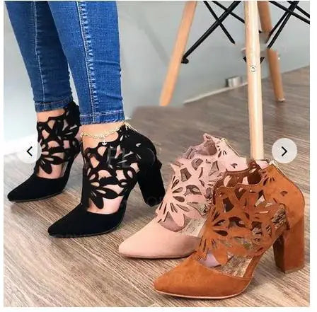 Thick-Heeled Women's High-Heeled Sandals