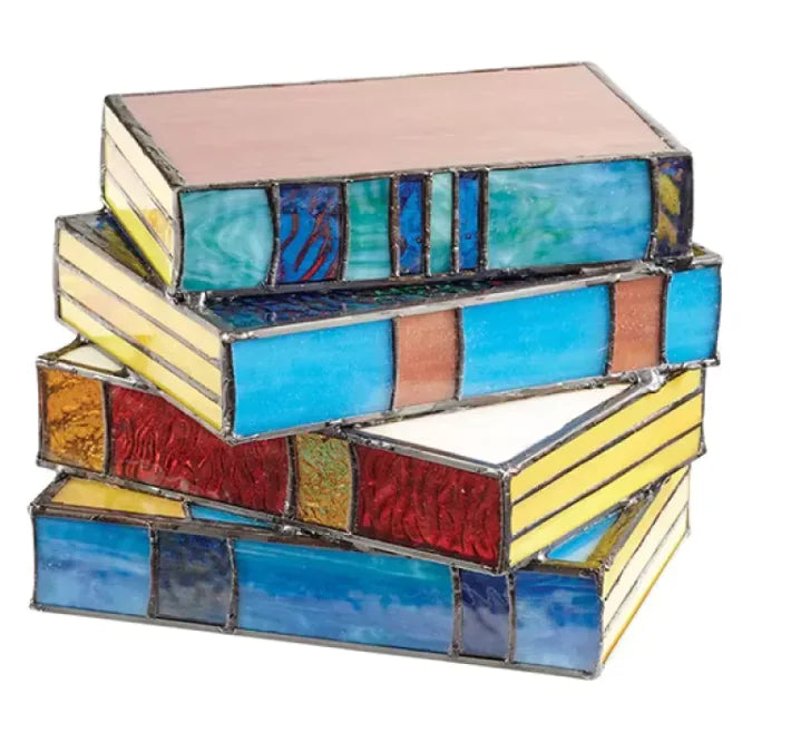 Stacked Books Decorative Desk Lamp