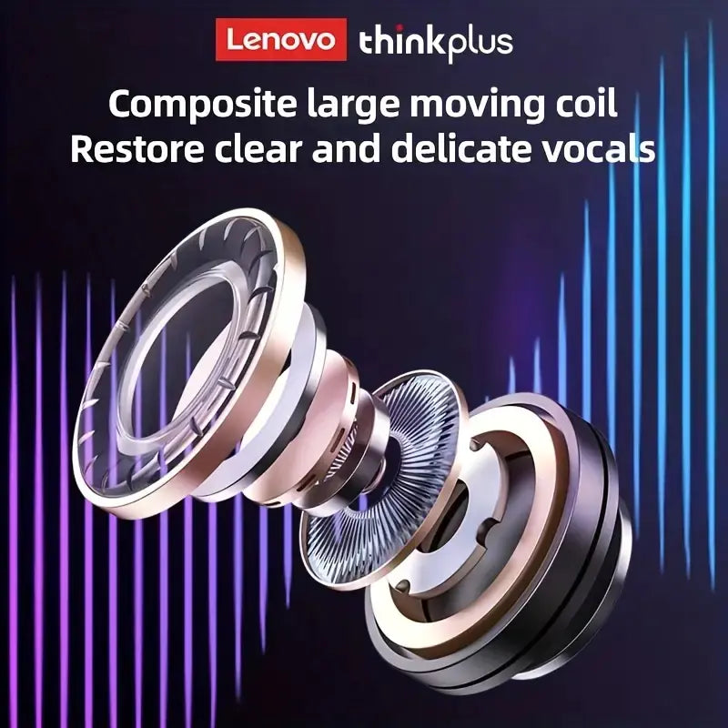 Lenovo LP80 Pro RGB TWS BT 5.3 Wireless Gaming Headset