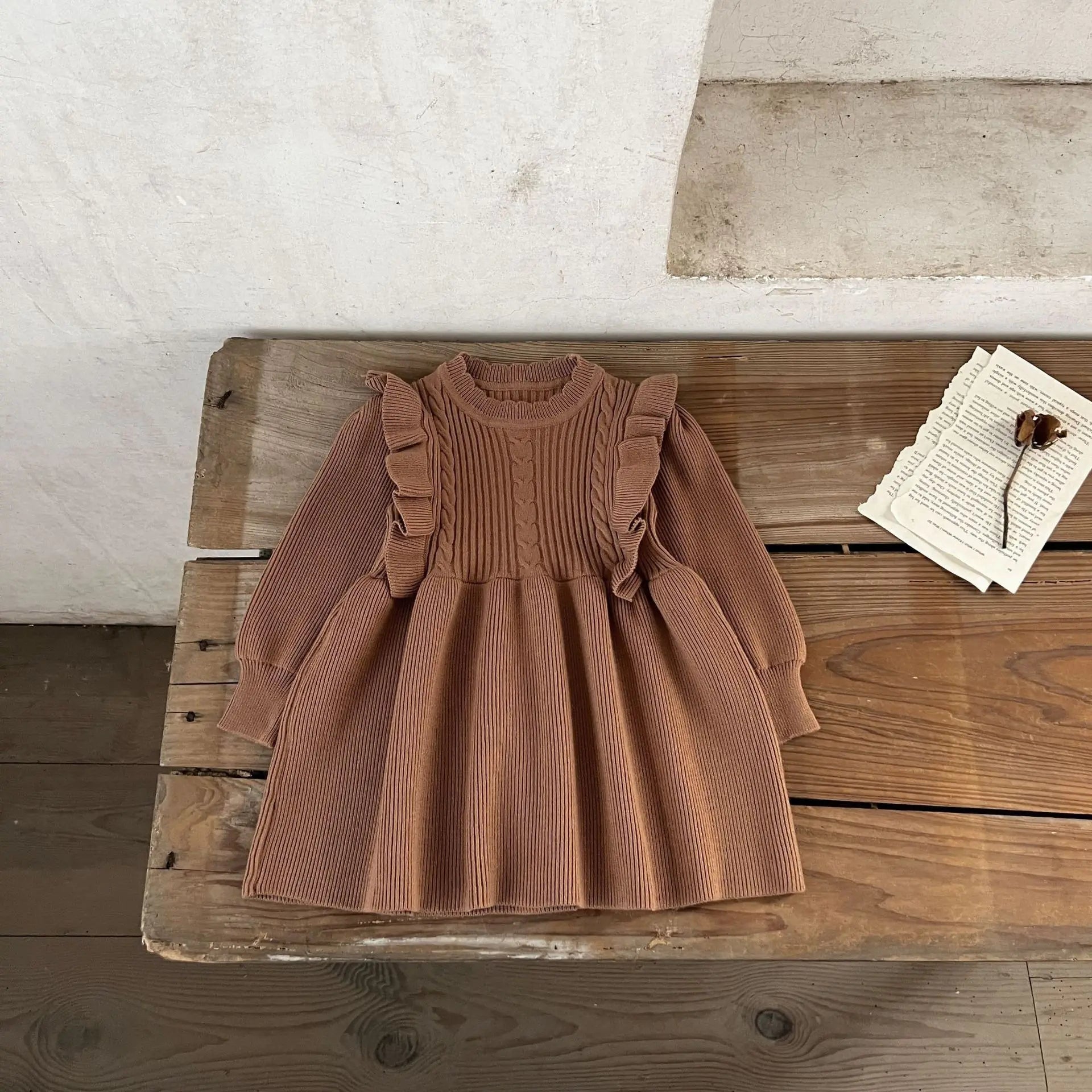 Cotton Wool Autumn Winter Dress