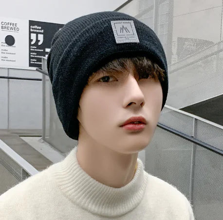 Men's Windproof Warm Wool Knitted Hat