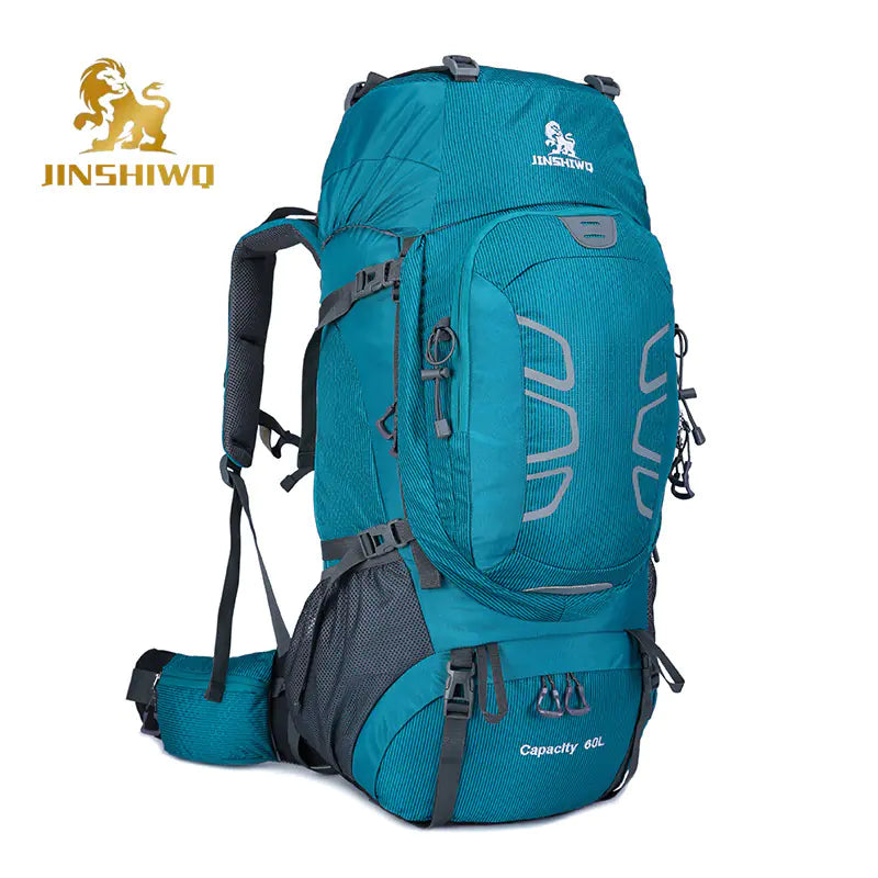 60L Outdoor Hiking Backpack with Water-Resistant Design