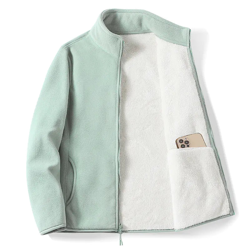 Autumn Winter Thick Fleece Jacket for Women