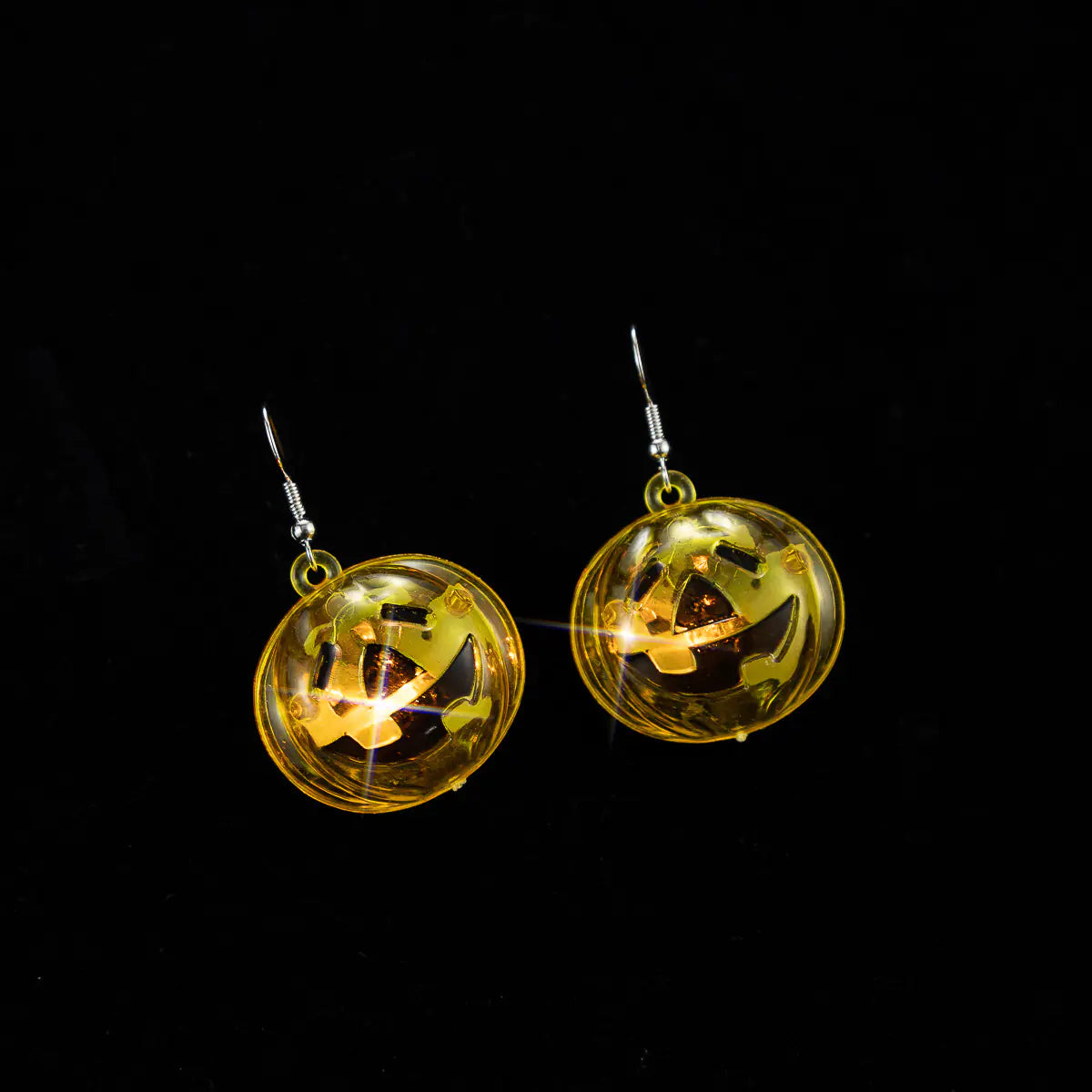 Cool Halloween Necklace Keychain with LED Pumpkin Ghosts