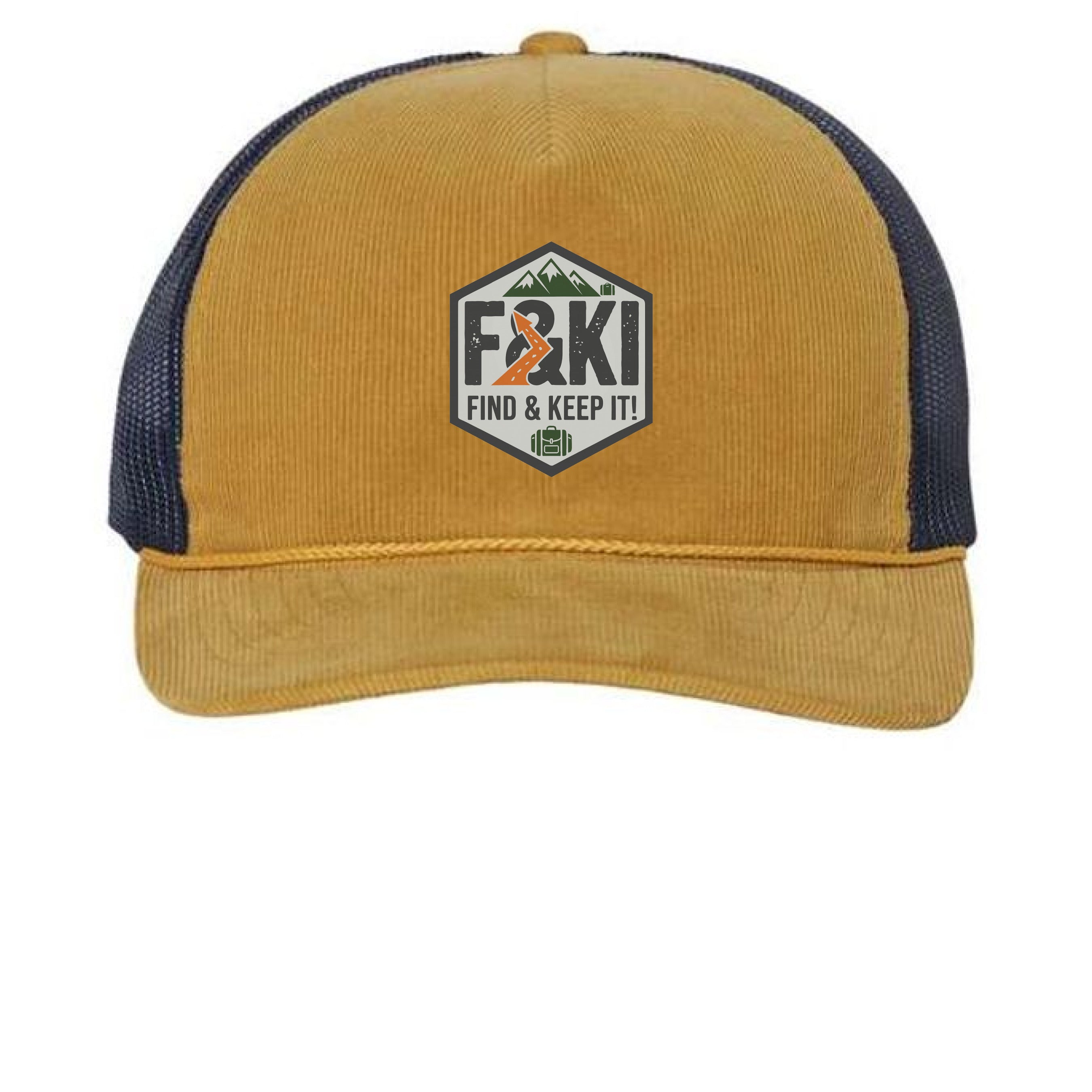 Amber Gold/ Navy - FRONT