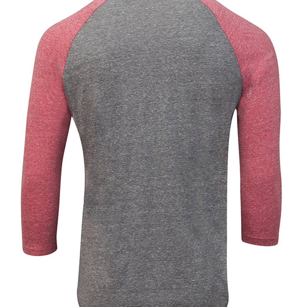 GREY/ RED TRIBLD - BACK