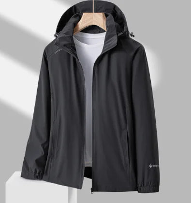 Women's Hooded Trench Coat - Mid-Length Casual Style