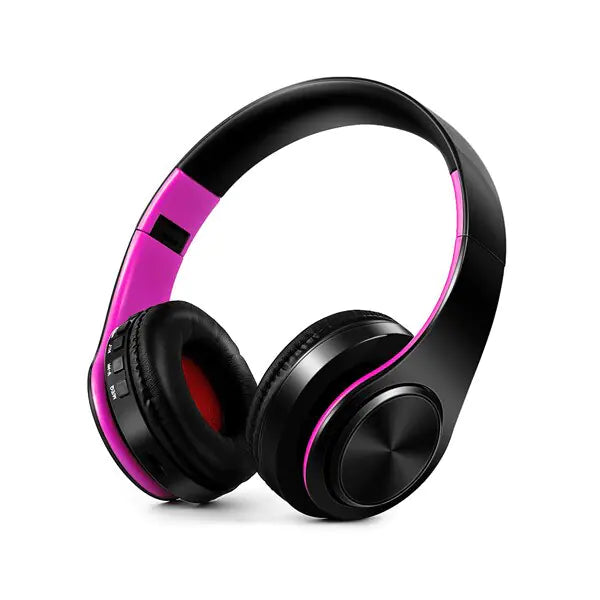 Wireless Bluetooth Foldable Headphones with Card Slot