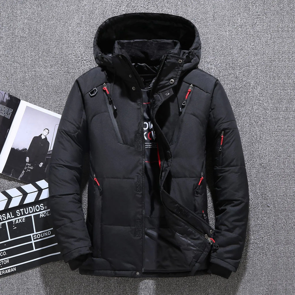 Men's Slim Fit Thickened Down Jacket for Winter