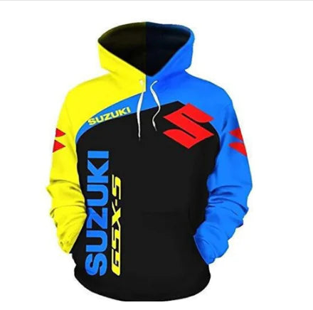 Men's Hooded Sweatshirt - Casual Loose Fit Jacket