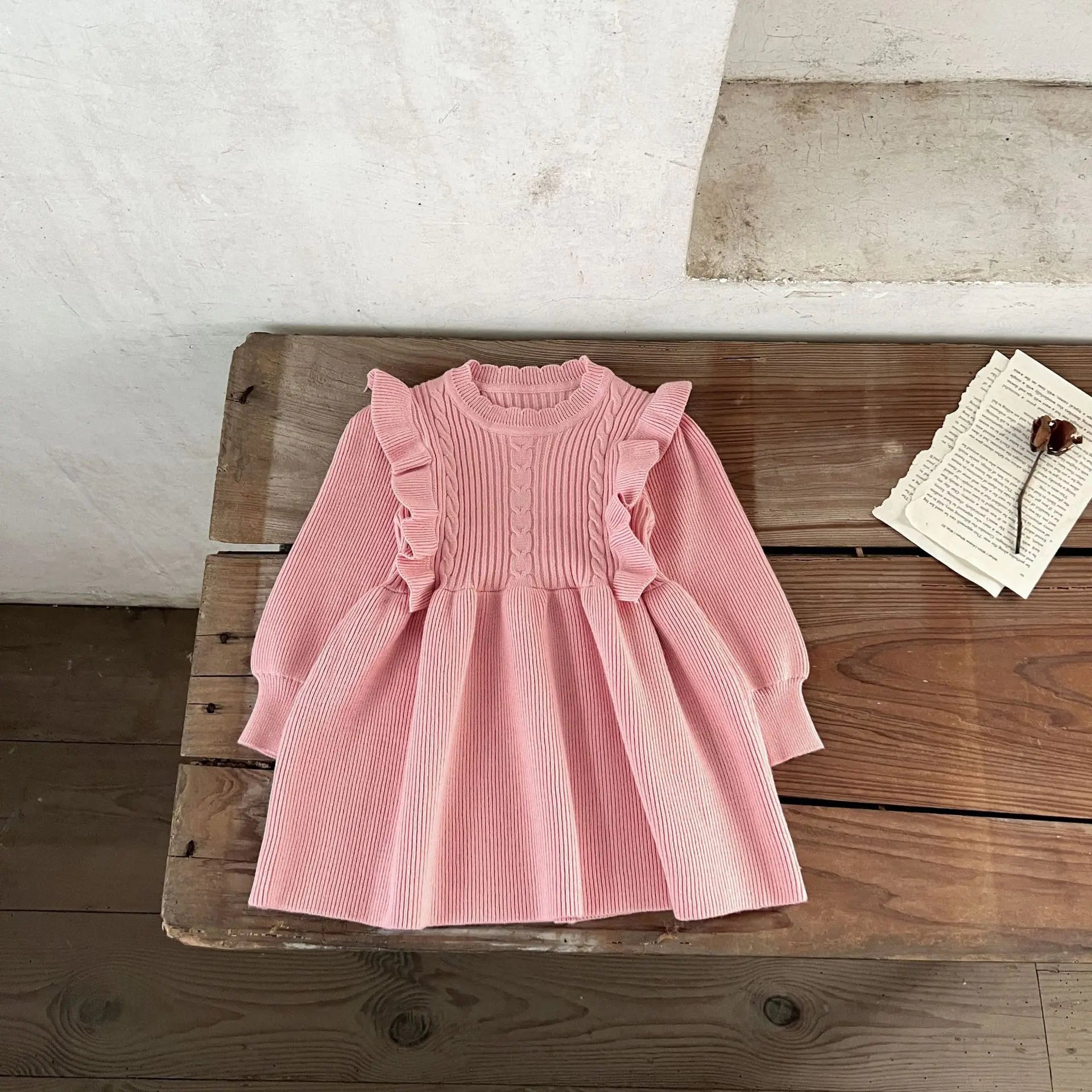 Cotton Wool Autumn Winter Dress