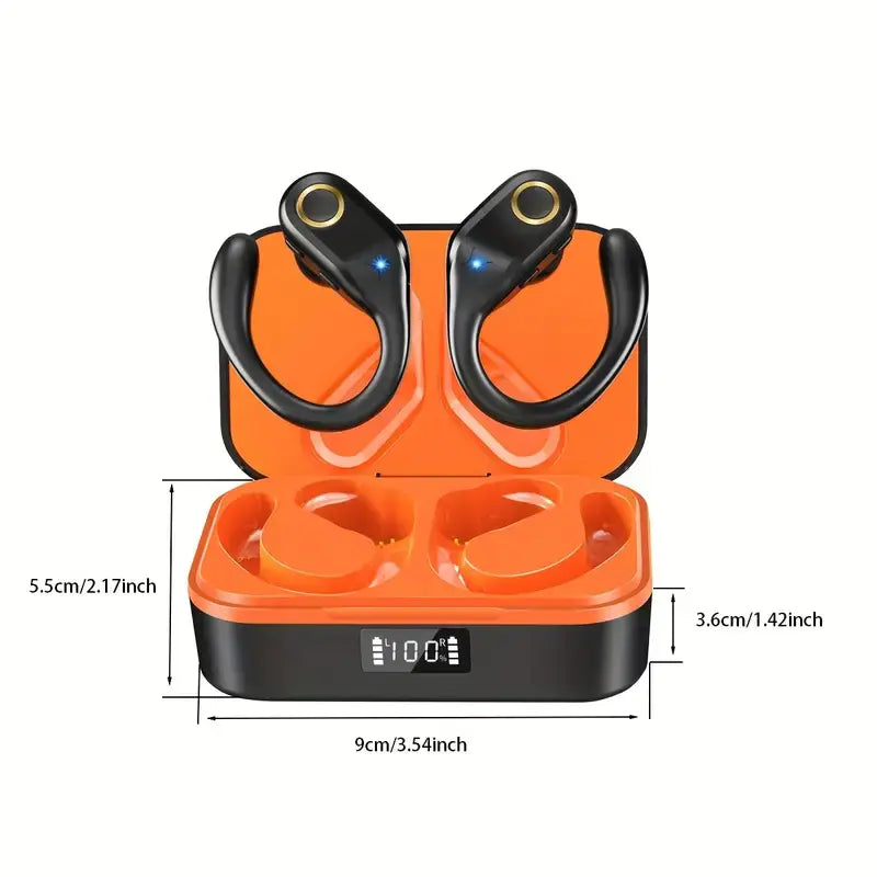 TWS Wireless BT Headset with ANC and LED Power Display