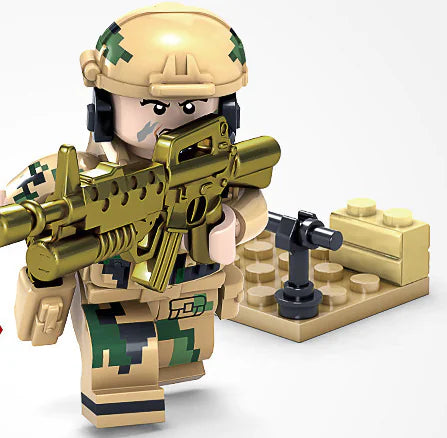 Military SWAT Building Blocks for Kids (Educational Toy)