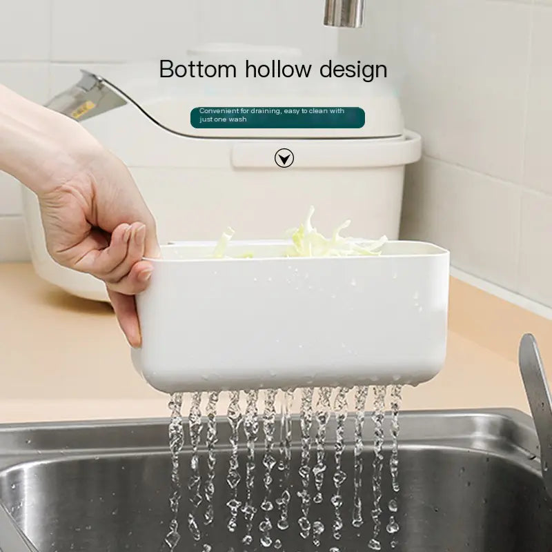 2-Piece Kitchen Sink Drain Rack and Storage Set