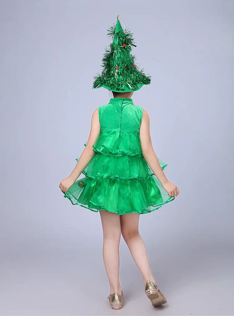 Children's Christmas Tree Performance Costume
