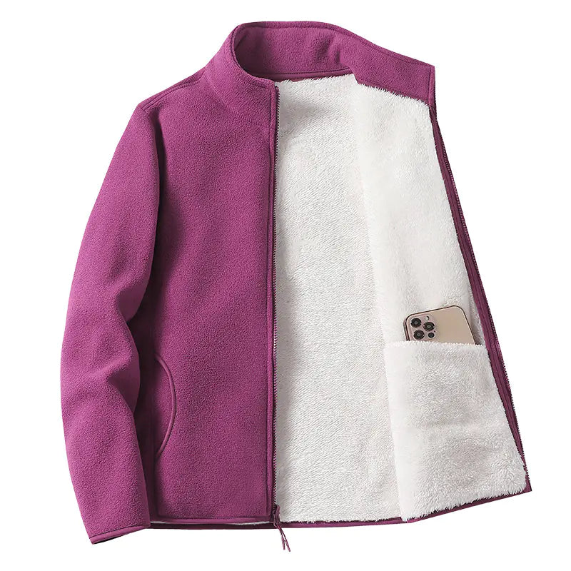 Autumn Winter Thick Fleece Jacket for Women